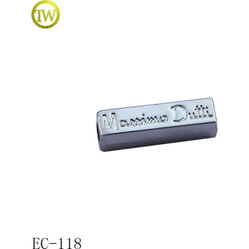 EC118 Fashion Garment Accessories Custom Drawstring Metal Cord Stopper