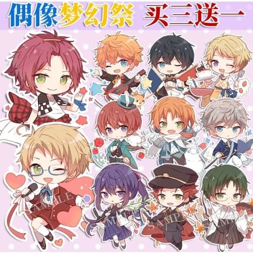 Action New Anime Ensemble Stars Figurine Acrylic Keychian Toys Mao Isara Izumi Sena Hokuto Hidaka Makoto Yuuki Model Pendant Toy