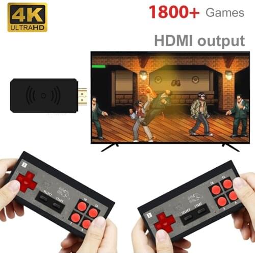 Video Game Console USB Wireless Handheld TV Mini Console Build In 620 Classic 8 Bit Games Dual Gamepad HDMI-Compatible Output