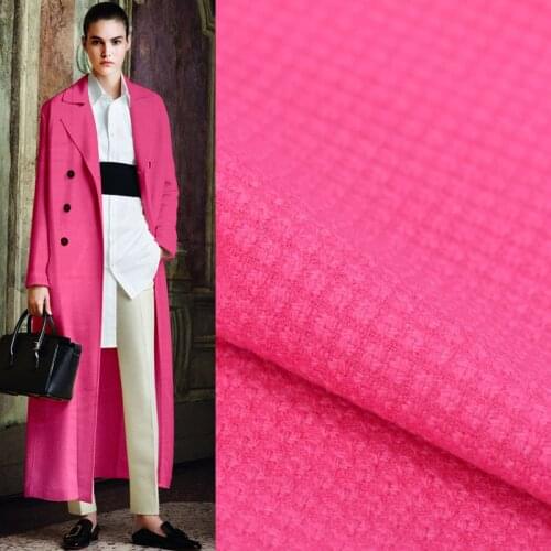 Red woolen fabric for coat shorts skirt ткань для шитья telas por metro tissu tela sewing tissus stof плед tecido fashion woven