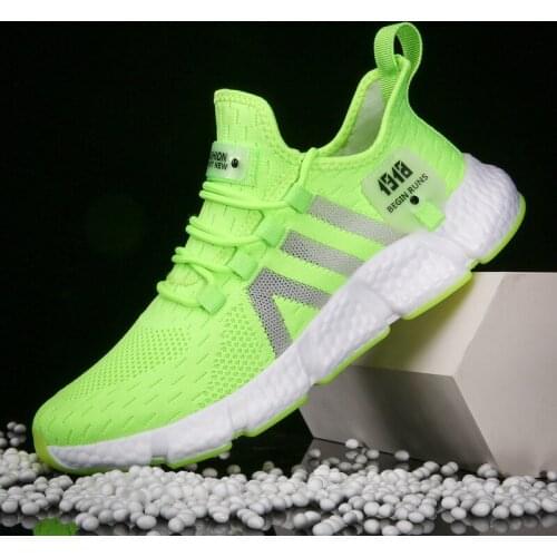 Summer Autumn Male Outdoor Walking Footwear Men Blade Green Sneakers Rubber Sole Shoes Man Breathable Casual Sports Trainers
