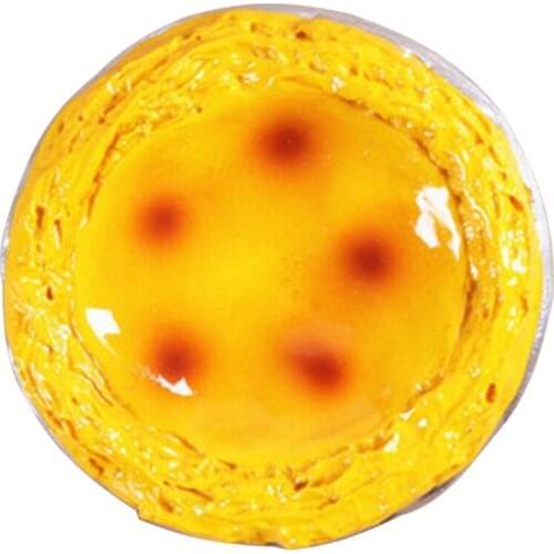 Refridgerator Magnets 3D Creativity Magnetic Sticker Simulation Food Egg Tart Message Sticker Magnetic Paste