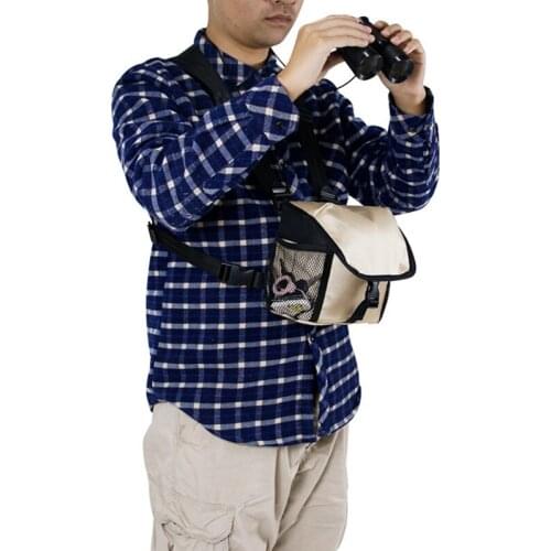 Binocular Telescope Storage Chest Bag Portable Compact Shock-Absorbing Multifunction Soft Bag Outdoor Camping Sports