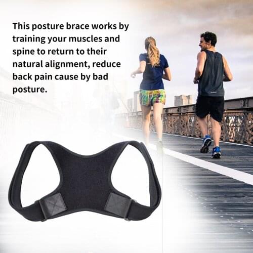 New Upper Back Posture Corrector Posture Clavicle Support Corrector Back Straight Shoulders Brace Strap Correctpor