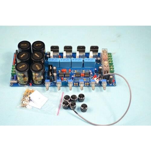 Amplifier board with Relay protection DIY fever LM3886 subwoofer amplifier board 2.1 channel 68W * 2 + 120W