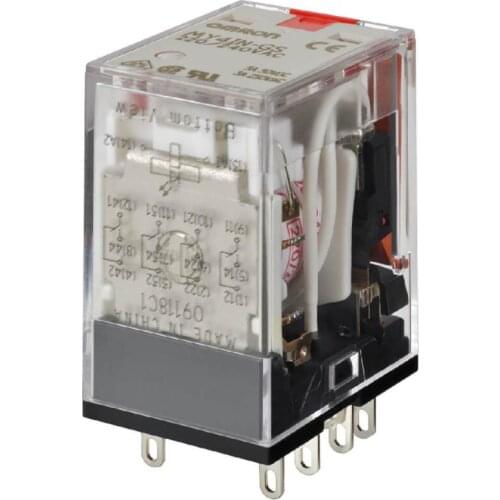 Relay MY4IN MY4IN-J MY4IN-GS AC220/240 BY OMZ/C MY4 5152F 220VAC | 4NO+4NC | 5A