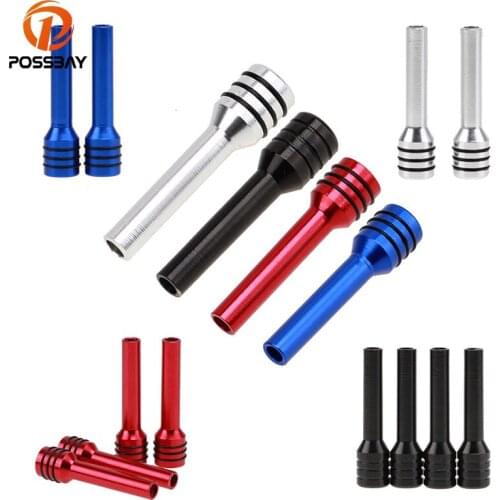POSSBAY 4Pcs/Set Universal Car Auto Truck Interior Door Lock Knob Pull Pins Auto Accessories Silver/Blue/Red/Black Lock Rrepair