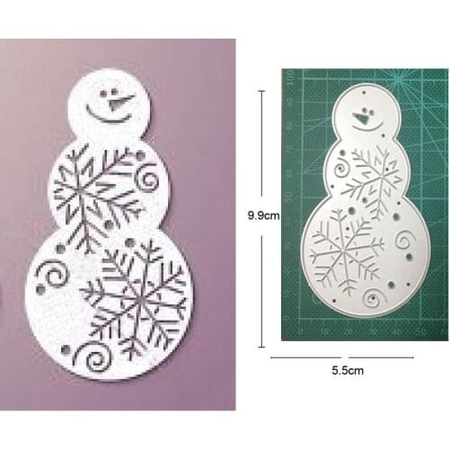 Craft dies Snowflake Santa Claus metal cutting dies cut die mold decoration Scrapbook dies knife mould blade punch stencils dies