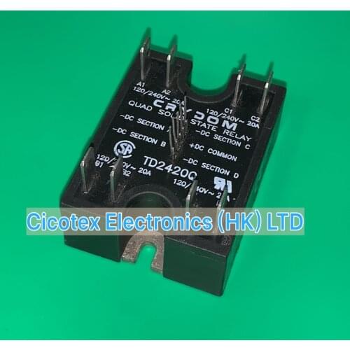 TD2420Q MODULE TD 2420Q IGBT SSR RELAY SPST-NO 20A 24-280V TD2420-Q 2420