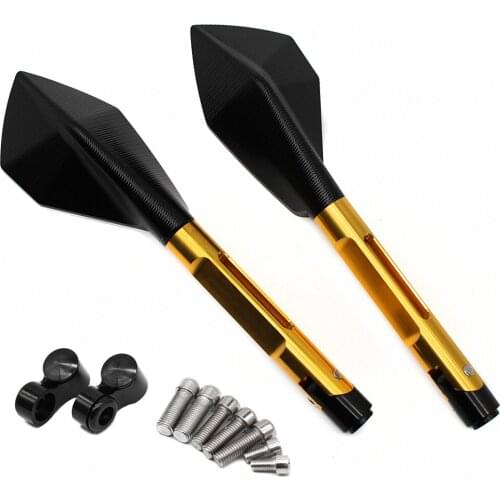 Universal Motorcycle Mirror Accessories 8mm 10mm Rearview Mirror Blue Glass For HONDA CRF1000L CX500/C/D/T/TC NIGHTHAWK Rebel