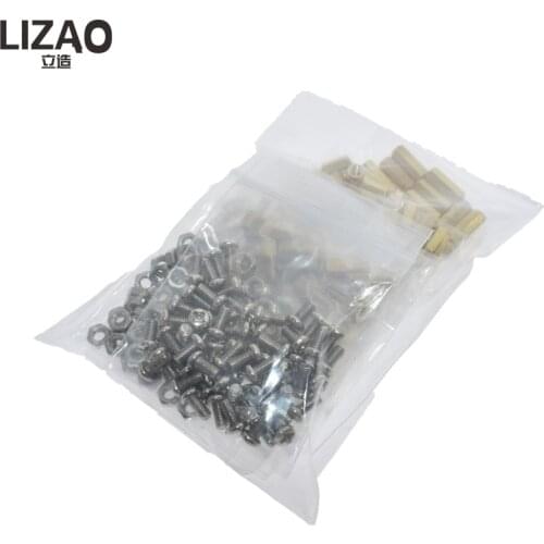 WAVGAT M3 5/8/10/12mm PCB Hex Male Female Thread Brass Spacer Standoffs/ Screw /Hex Nut Assortment set Kits with Plastic Bag