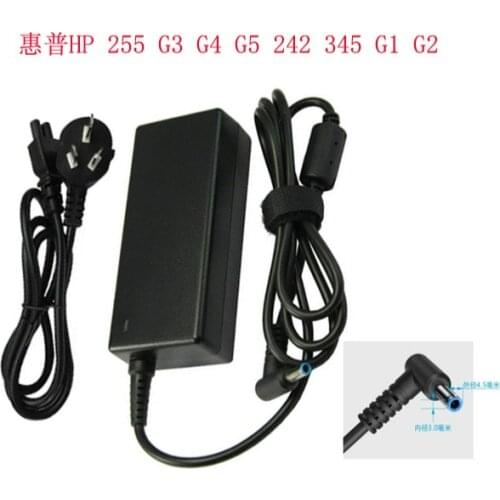 Notebook power adapter charger For HP 255 G3 G4 G5 242 345 G1 G2