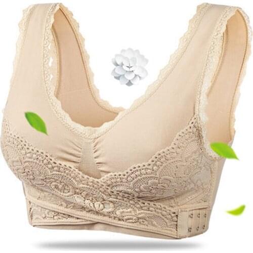 Womens Workout Tanks Bras Women Crop Top Cropped Padded Bra Tank Top Vest Fitness Stretch Sexy Lace Underwear Bras For Women