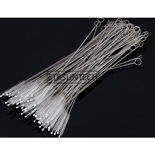 3000pcs 175mm 20mm 240mm Straw Cleaning Brush Stainless Steel Wash Drinking Pipe Straw Spiral Soft Hair Brushes Brush Cleaner