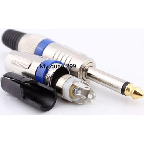 6.35 the single voice track 6.35 plug 6.5 microphone microphone amplifier audio mixer plug