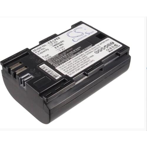 Cameron Sino 1800mAh battery for CANON 5D Mark III EOS 5D Mark II 60D 60Da 6D 7D 7D Mark II LP-E6 E6N Camera Battery