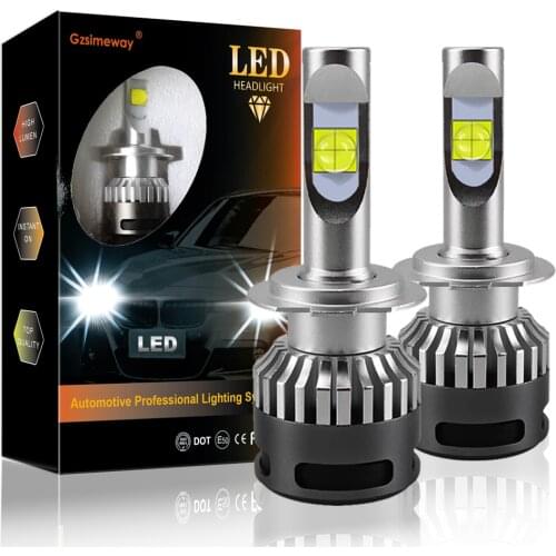 2PCS Canbus LED H7 H4 H11 D2S D2H Car Headlight 6000K XHP70 Chip 110W 30000LM Bulbs H1 HIR2 9005 HB3 HB4 Auto Fog Lamp 12V-24V