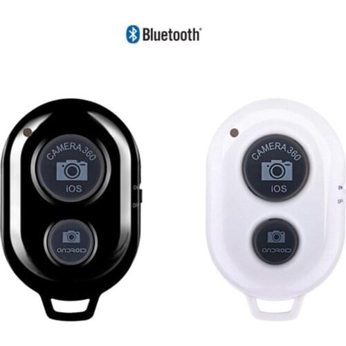 Mini Bluetooth-compatible Wireless Remote Control Button Rechargeable Controller Self-Timer Camera Shutter Release Selfie