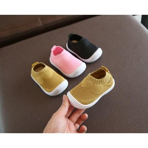 Kid Baby First Walkers ShoesBreathable b Infant Toddler Shoes Girls Boy Casual Mesh Shoes Soft Bottom Comfortable Non-slip Shoes