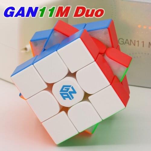 GANCUBE Gan11 M Duo 3X3X3 Gan11M Duo 3x3 Magnetic Puzzle Cubes Magical Cubo Speed SpeedCubing Professional Educational Toys Game