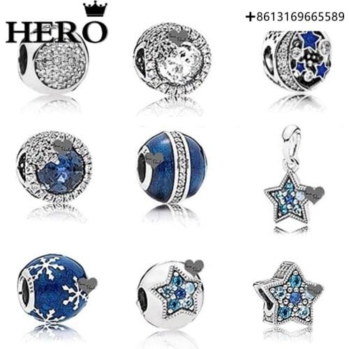 Hero100% 925 Sterling Silver Original Copy High Quality 1:1 Beads With Logo Free Of Charge Wholesale Manufacturers