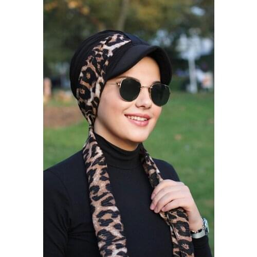 Leopard Scarf Hat Hijab