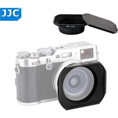 JJC Metal Square Lens Hood Adapter Ring Kit For Fujifilm X100V X70 X100 X100S X100T X100F Replaces Fujifilm LH-X100 & AR-X100