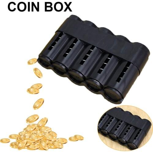 Coin Storage Box Small Change Euro Holder Case Plastic Dispenser Box Money Purse Changer Wallet Coin Organizer Case