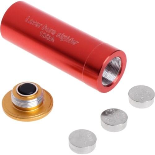 Red Laser Bore Sight 12 Gauge Barrel Cartridge Boresighter For 12GA Shotguns Wholesale dropshipping
