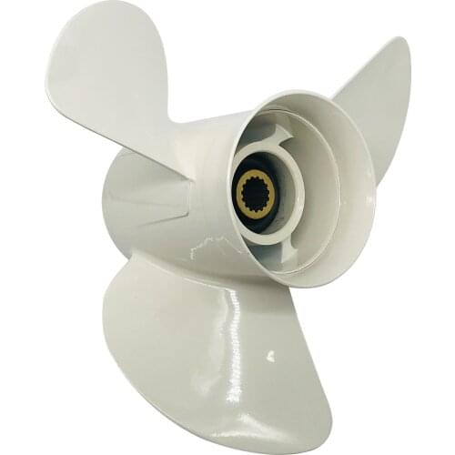 Boat propeller suit for Yamaha 13 7/8x17 aluminum prop 50-130HP 3 blade 15 tooth RH