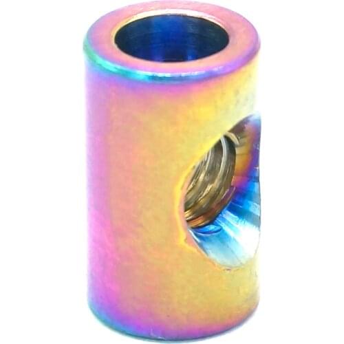 M5 13.5x8mm Rainbow GR5 Titanium Barrel Nut For Bicycle Seat Post