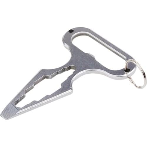 Bottle Opener Outdoor Camp Hunting Supply Survival Emergency Cutting Tool Self-defense Spike Wrench Screwdriver