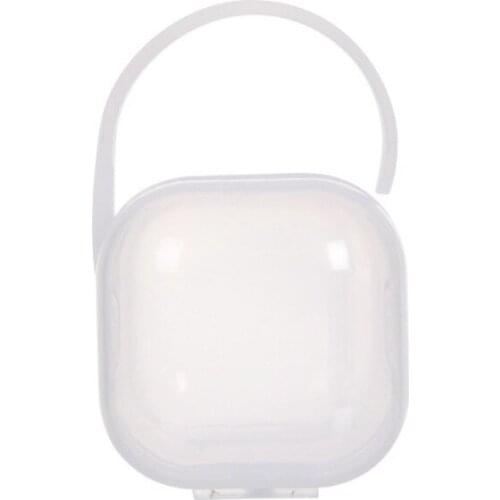 Portable Baby Nipple Box Pacifier Cradle Case Holder Soother Box Infant Dustproof Toothbrush Box Portable Nipple Box