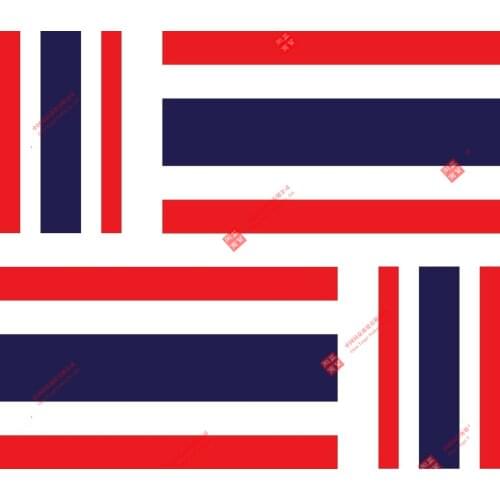 Funny 4x Sticker Adesivo Adesivi Decal Vinyl Moto Bandiera Thailandia Motorcycle Decals Racing Motorcycle Helmet Stickers