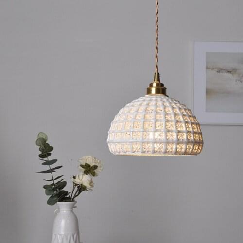 Modern Led Ceramic Pendant Lights bedroom lamp living room decoration hanging lights decor lustre Pendant Lamp for Hoem Lighting