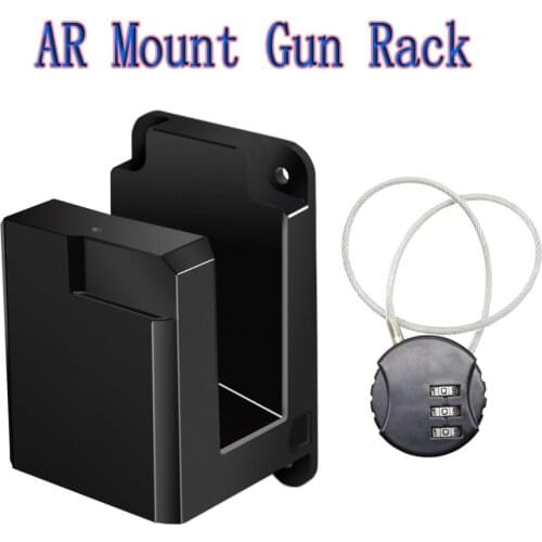 Magorui AR Mount Gun Rack Rifle Display storage rack, Shotgun Hook, Gun Safety wall Storage, Gun Room Installation