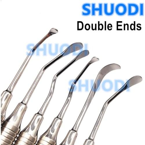 1 piece Dental Implant Surgical Sinus Lift Double Ends Dental Lift Elevator Instrument Stainless Steel 6 types
