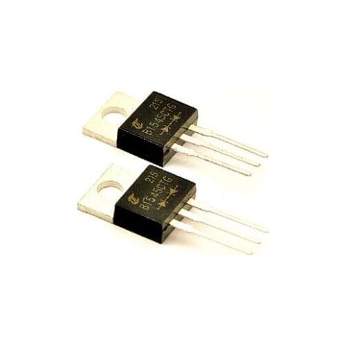 10pcs/lot MBR1545 MBR1545CTG TO-220 45V / 15A Schottky Triode