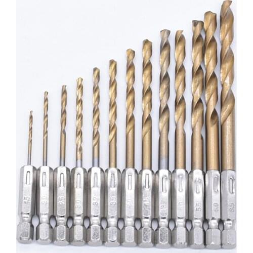 13pcs 1.5-6.5mm Electric Drill Driver Screw Driver Air Bit Set