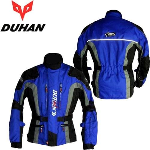 2021 New Winter Warm Knight Protection Motorcycle Riding Jersey Jacket Cross-country Motorbike Racing suit Jackets Oxford cloth