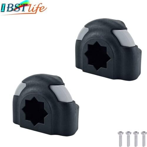 2X Kayak Boat Sea Fishing Rod Support Holder Rack Mount Base Pole Tackle Kit Accessory for Fishing Rowing Boats Canoes Sailboats