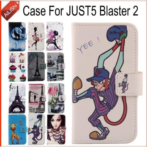 AiLiShi Factory Direct! For JUST5 Blaster 2 Case Flip Holder Wallet Leather Case Cover Bag 100% Special Accessories