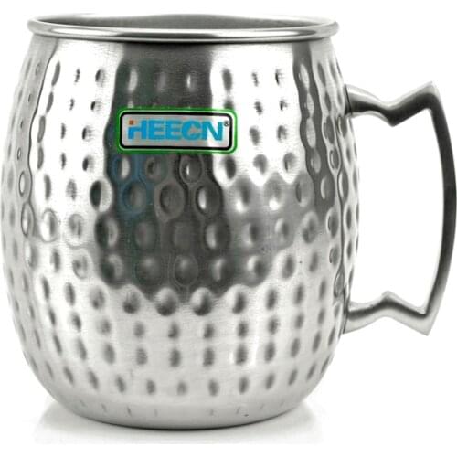 Free shiping heecn 500ml Tankard stainless steel single wall beer mug /coffee mug with good quality