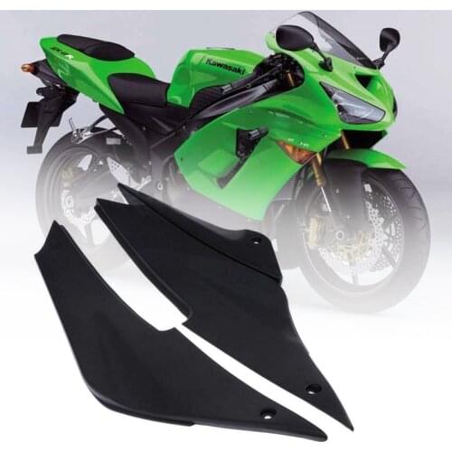 Tank Side Fairing Panel Gas Tank Cover Trim for KAWASAKI Ninja ZX6R ZX636 2005-2006