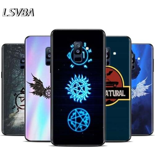 Supernatural Badge logo For Samsung Galaxy A9 A8S A8 A7 A6S A6 A5 A3 A750 Plus 2018 2017 2016 Star Phone Case