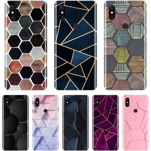 Case For Xiaomi Mi Note Mix 1 2 2S 3 Luxury Geometry Aesthetic Cool Soft Silicone Back Cover For Xiaomi Mi Max 1 2 3 Phone Case