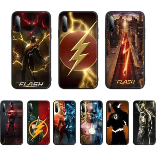 The Flash Black Silicone Phone Cover For Redmi Note 6 8 9 Pro 10 9s 8t 7 5A 5 4 4x Case