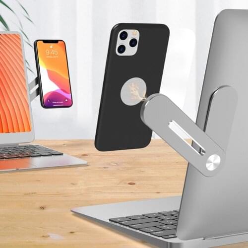 Screen Support Hoder Laptop Side Mount Connect Tablet Bracket Dual Monitor Display Clip Adjustable Display Phone Stand