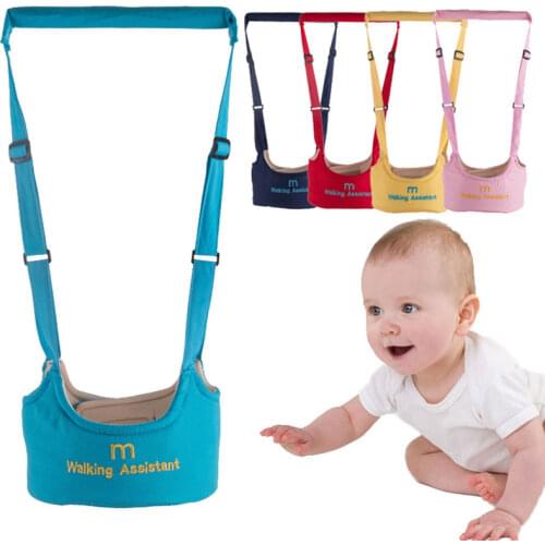 8-18 Months Baby Dual-use Walker Breathable Cotton Belted Toddler With Childrens Traction Belt To Protect Childrens Safety