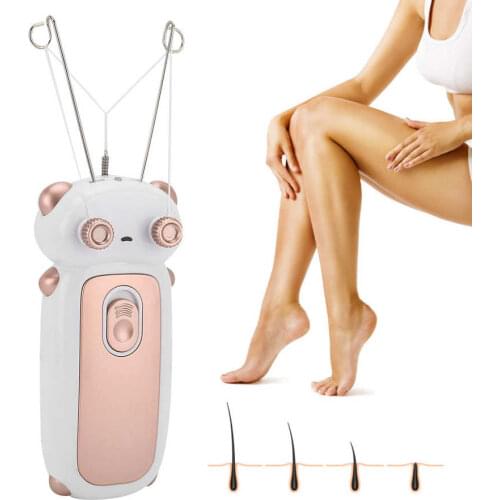 Electric Shaver Electric Facial Hair Removal Machine Household Body Face Cotton Thread Epilator Depilator For Women Female Gifts